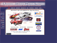 Tablet Screenshot of darrylsmithracecars.com